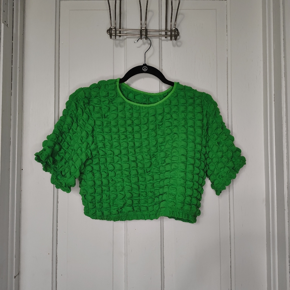 Cute And Flirty Two Piece Green Set Size XL - Picture 5 of 8